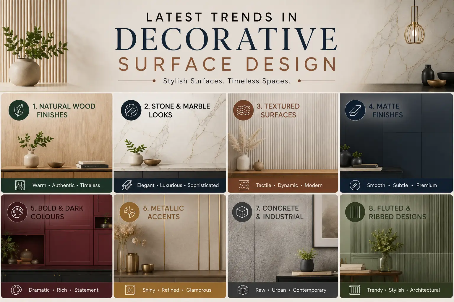 Latest Trends in Decorative Surface